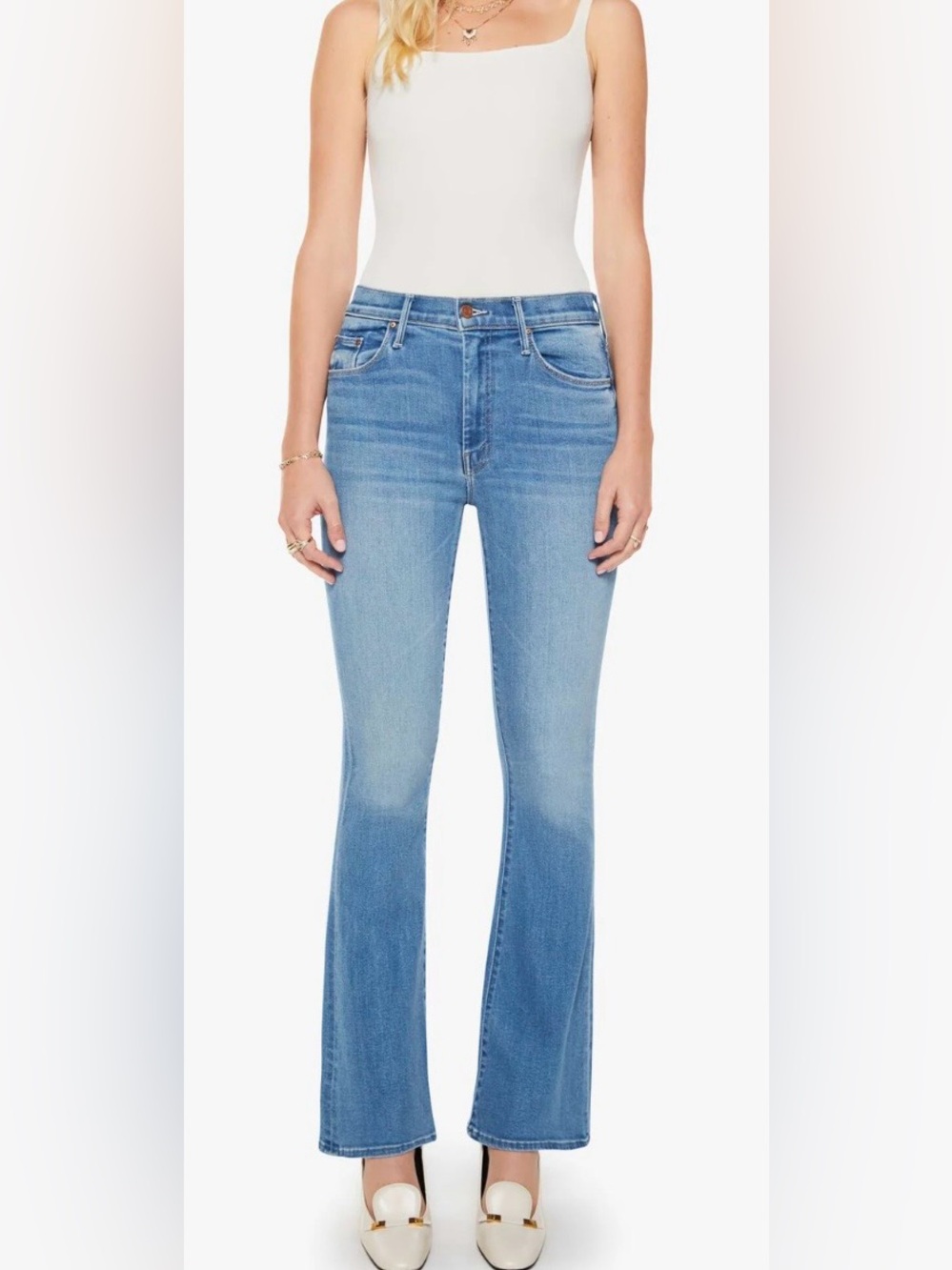 MOTHER Weekender Mid
Rise Jeans. Size 31